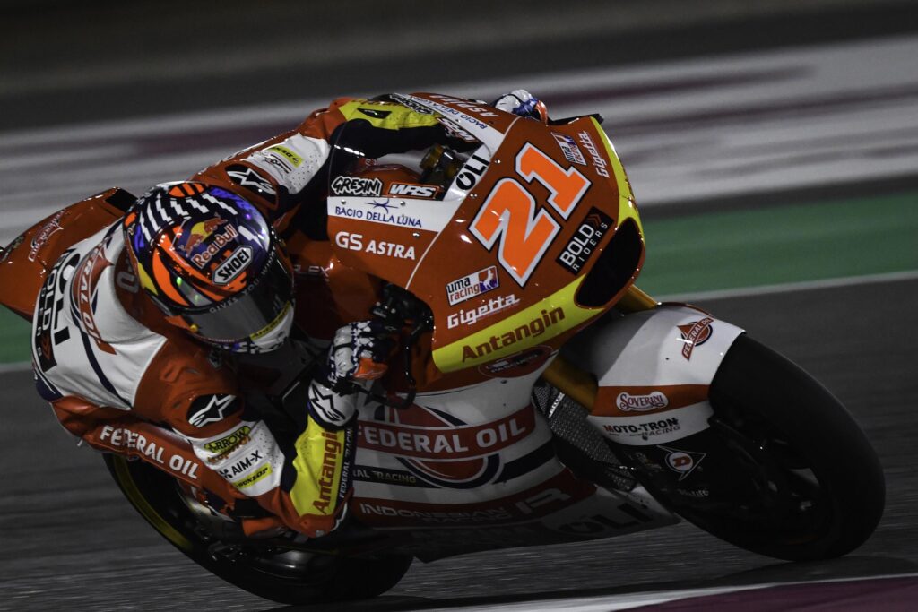 Los pilotos corriendo en Doha